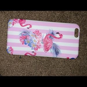 iPhone 6s + flamingo case